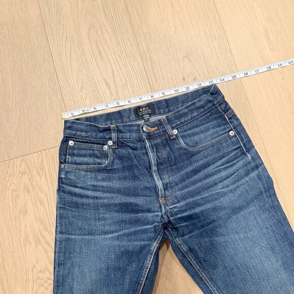 APC SLIM FIT MEDIUM WAIST MEN'S JEANS SIZE 27 - Picture 3 of 16